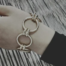 Модные Za новые золотые браслеты, браслет для женщин, ювелирные изделия для рук, большие кольца, Переплетенные, персонализированные аксессуары, Bijoux подарок B1088