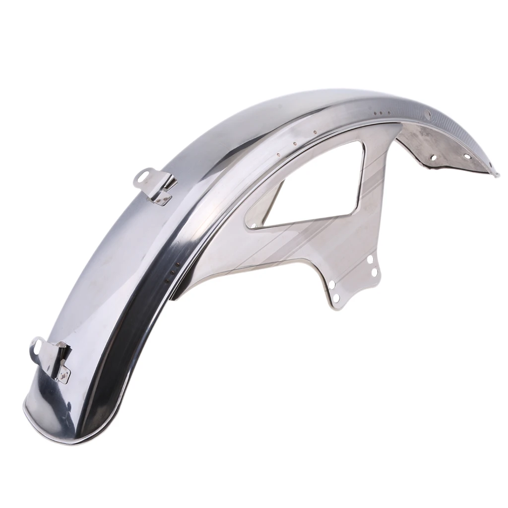 Chrome Motorcycle Front Fender Mudguard Fairing Mug Guard Covers for WY125