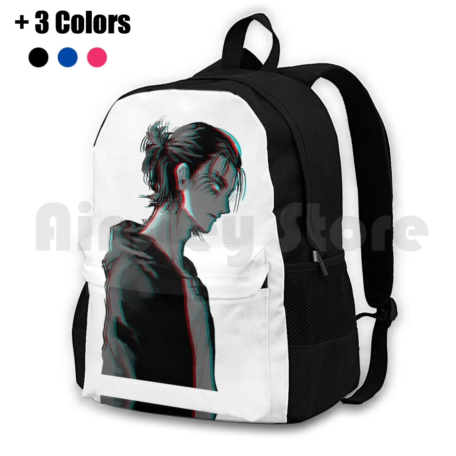 

Походный рюкзак Эрена, цифровая Водонепроницаемая уличная Сумка для кемпинга, путешествий, Леви, атаки на Титанов