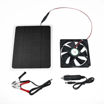 

10W Sunpower Solar Panel Fan Greenhouse -Pet House RV Car Ventilator 12V 500MA