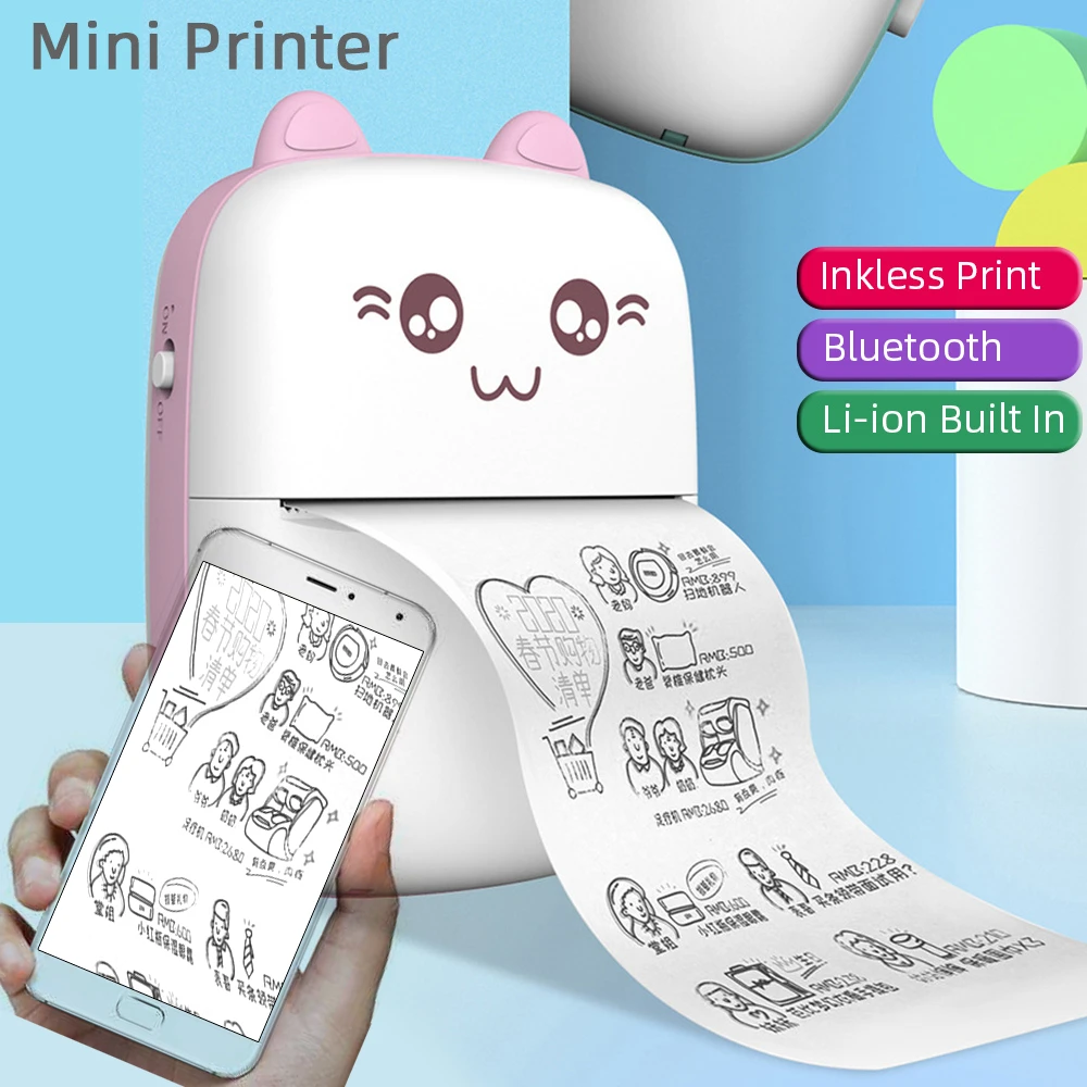 mini portable sticker printer