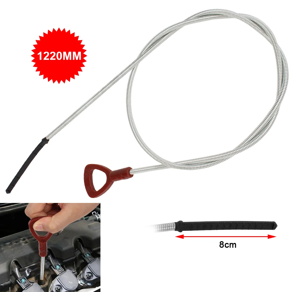 Car Transmission Gearbox Dipstick 122cm Oil Tool Auto Accessories For JEEP Wrangler DODGE Mercedes Benz W204 W203 W205 W211 W140 car oil dipstick handle