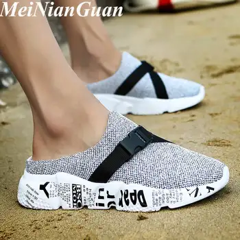 

Light Flat Men's Sneakers Comfort Mesh Breathable Men Casual Shoes Trendy Teenage Sneakers Water Camping Man Large Size Shoes B9