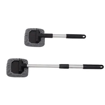 

Telescopic Car Dust Remover Window Snow Ice Scraper Windshield Fog Moisture Removal Brush Dust Cleaning Tool Snow Shovel Tool