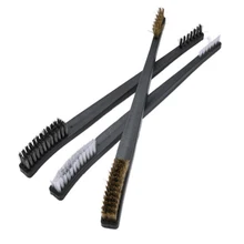 3 шт. мини-проволочная кисть Набор сталь латунь нейлон Чистка полировка металла ржавчины инструменты для полировки, шлифовальный станок