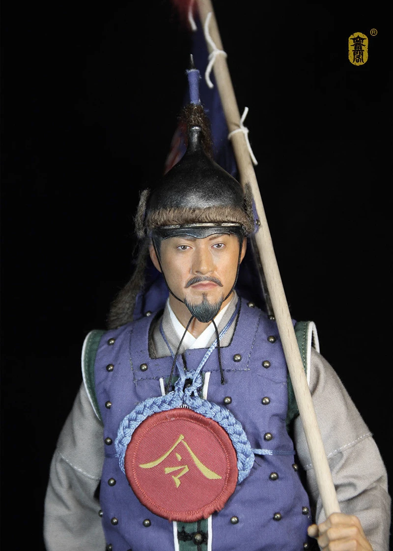 1/6 весы Мужская фигурка солдата комплект одежды KLG-DK001 Ming Dynasty серии передатчик комплект одежды аксессуар для 12 ''фигурка