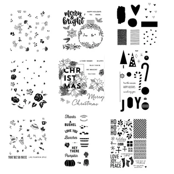 

Thanks and Joy Clear Silicone Stamp Seal Yourself Scrapbooking Album Sheets Decorative Clear Stamp Card Decor