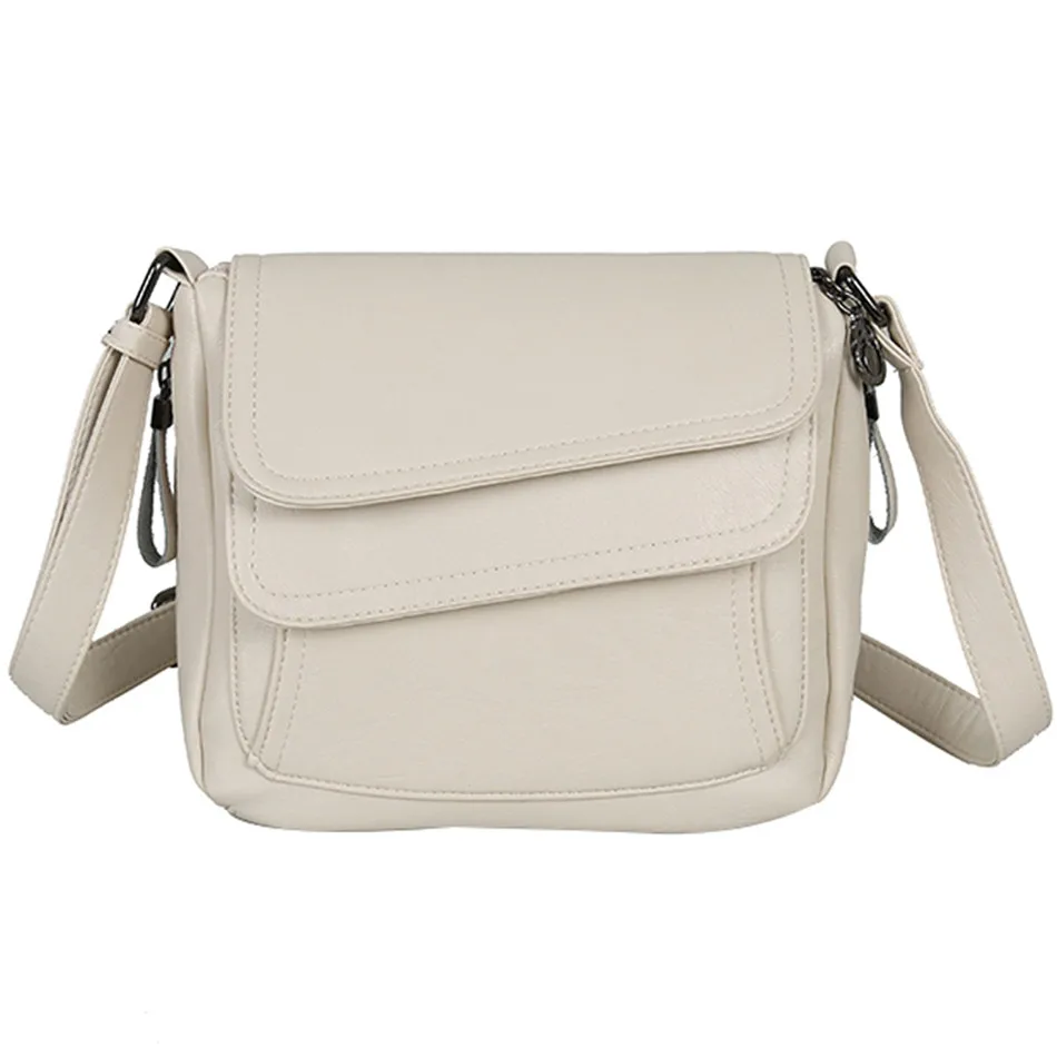  Winter Style White Handbag Leather Luxury Handbags Women Bags Designer Female Shoulder Messenger Ba - 32884981272