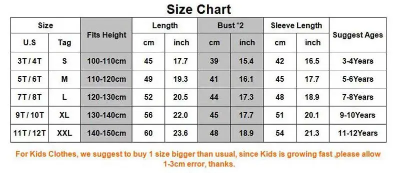 S-XXL 110-150 SIZE