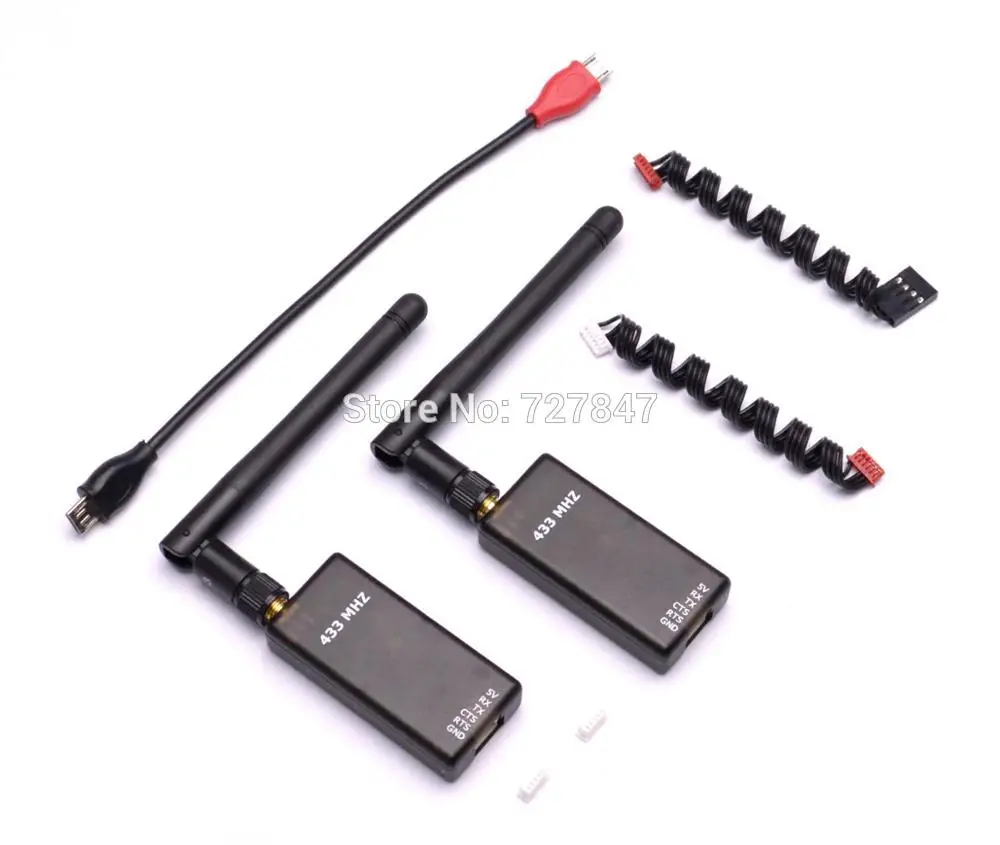 

New 3DRobotics 433 500mw 500 Telemetry Kit 433mhz Module for APM2.6 APM2.8 Pixhawk PX4 Controller