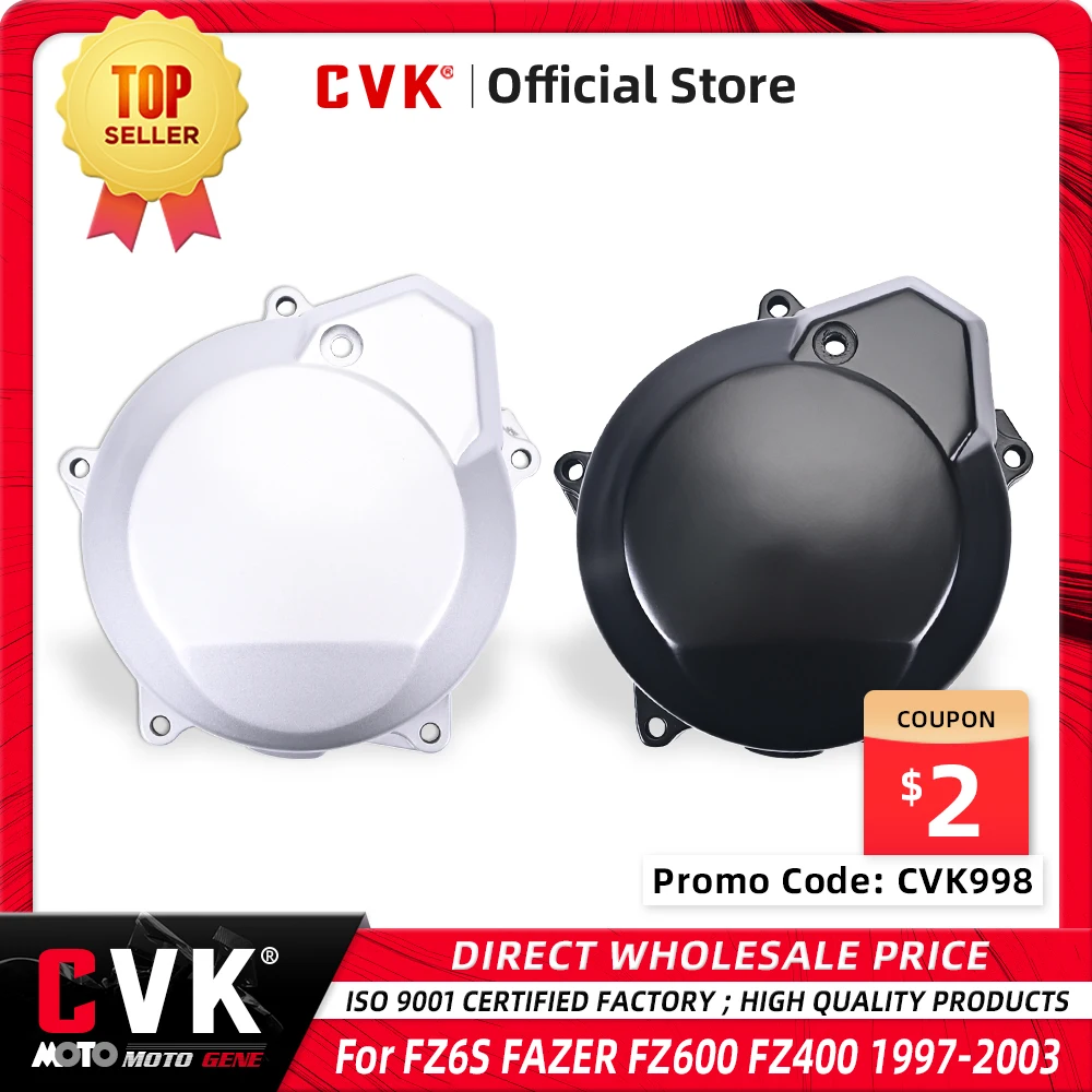 Крышка двигателя CVK, крышка статора двигателя, корпус картера для YAMAHA FZ400 4YR FZ600 S FAZER FZ6S 1997 1998 1999 2000 2001 2002 2003