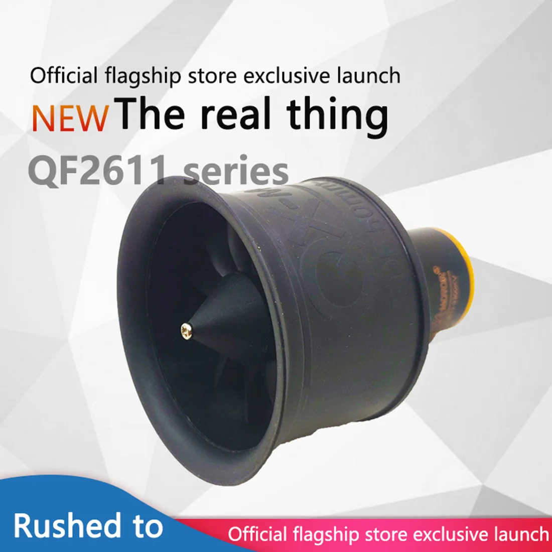 QX-MOTOR 50 мм 12 весло EDF воздуховод вентилятор QF2611 3300 4000KV 4600KV 5000KV бесщеточный