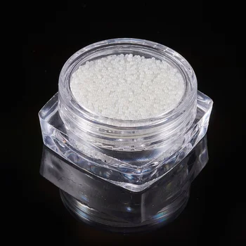 

10 Box DIY 3D Nail Art Decoration Mini Glass Beads, Tiny Caviar Nail Beads, Imitation Pearl Beads 0.6~0.9mm about 6g/box F55