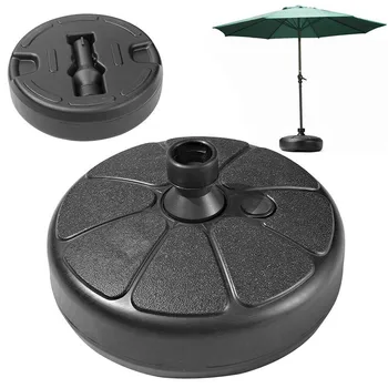 

15'' Umbrella Base Stand Portable Durable Outdoor Market Patio Yard Outdoor Living Beach Heavy Duty Round Sun Shelter Accessory
