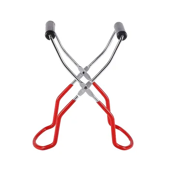 

Canning Jar Tong Stainless Steel Anti-Scalding Lifter Non-Slip Feeding Bottle Clip For Home Anti-Skid Anti-Scald Jar Clamp (Red)