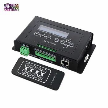 

BC-300 DC12V-36V programmable LED Time Controller RGB RGBW Tape programmable Timer Controller DMX 512 signal for LED strip tape
