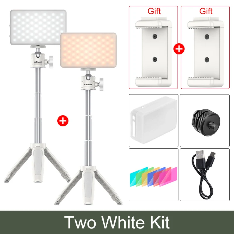 phone charger camera VIJIM VL120 LED Video Camera Light 3200k-6500K 3100mAh Dimmable Studio Lamp Vlog Fill Light W RGB Color Filter Softbox Diffuser camera shoulder strap Camera & Photo Accessories