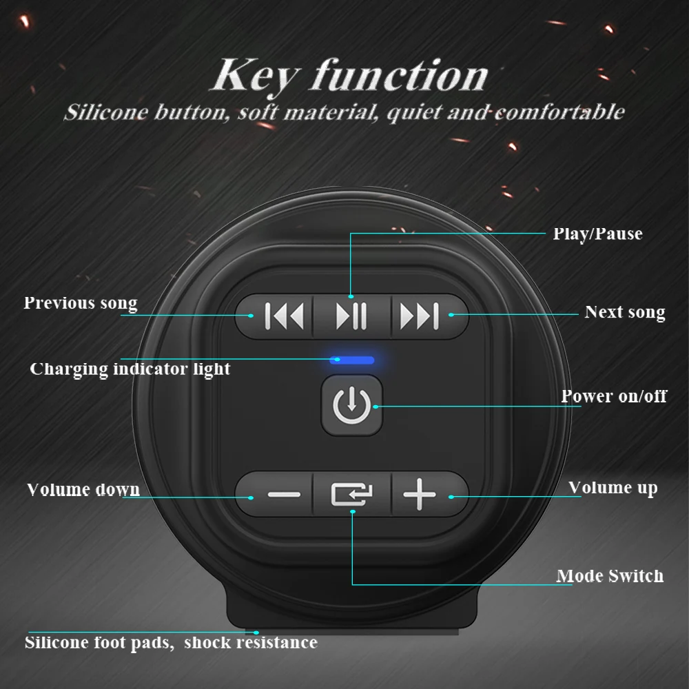 Беспроводная металлическая Bluetooth Колонка BS10A 5 0 ° качественный стерео динамик с