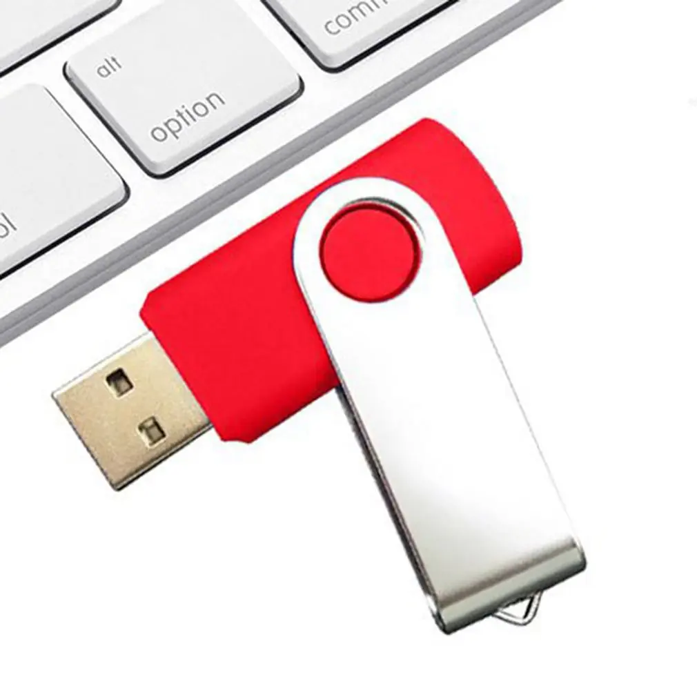 Вращающийся на 360 градусов USB флеш-накопитель карта памяти смартфон Micro USB запоминающие устройства U диск желтый