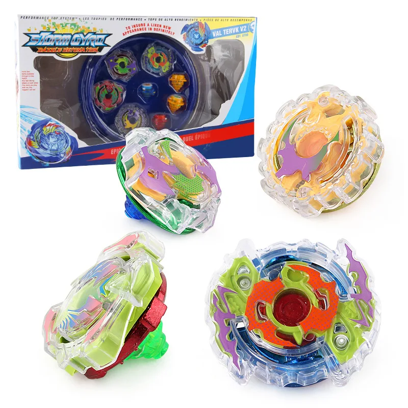 

Export Hot Selling 18 Pieces Burst Generation Spinner Set Athletic zhan dou pan Set Handle Emission Assembled Toys