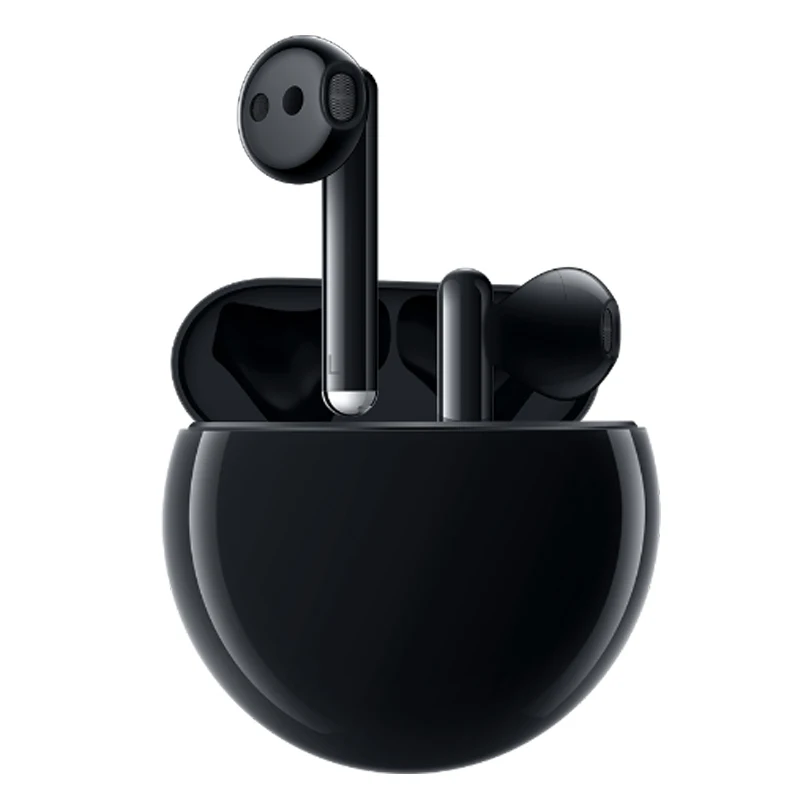 Беспроводные наушники huawei Freebuds 3 TWS, Bluetooth наушники с активным шумоподавлением, Bluetooth 5,1, управление нажатием, 20 часов работы - Цвет: Freebuds 3 Black