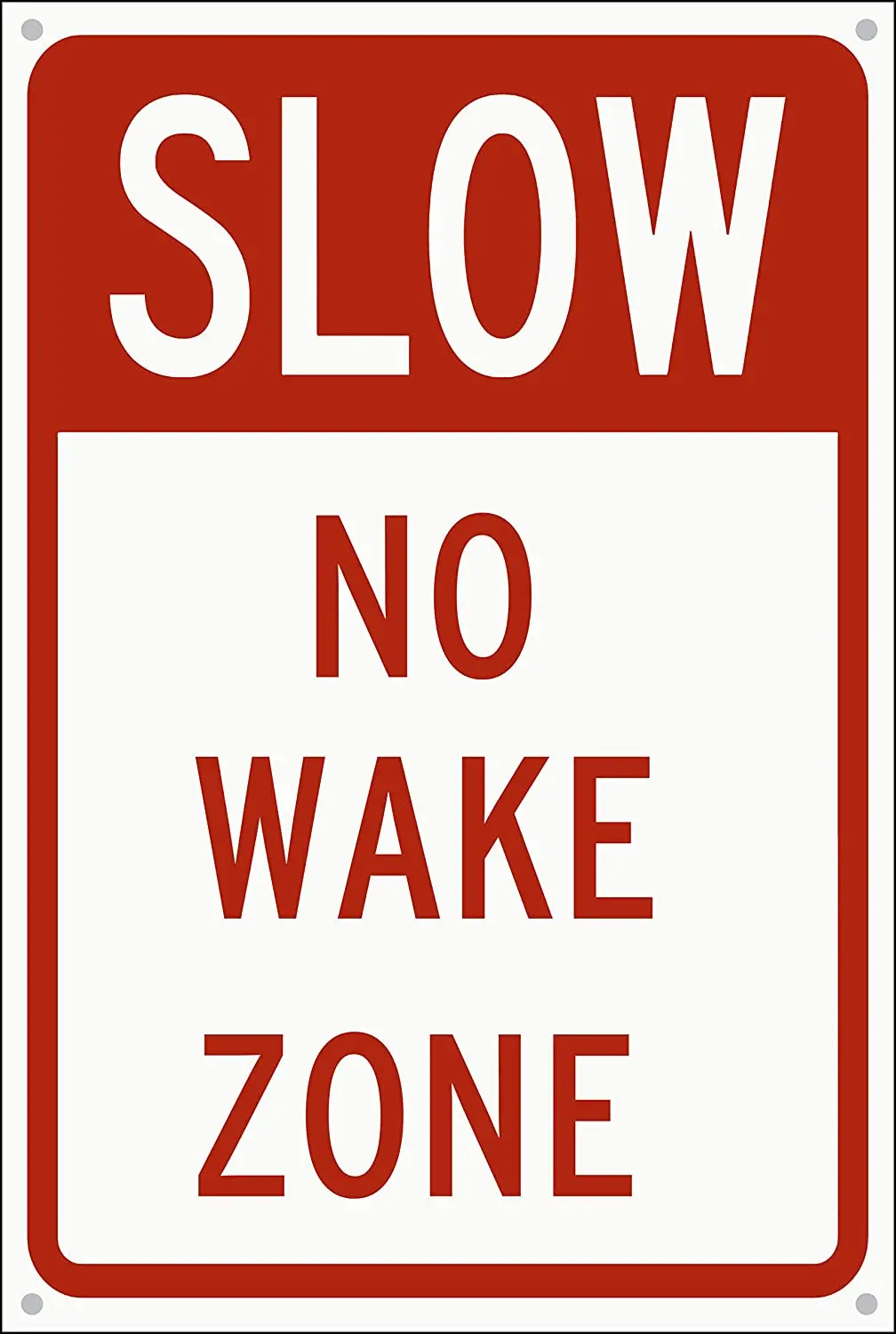

OBS Custom Yard Sign, 8 x 12 Inches Aluminum Warning Metal Signs, Indoor or Outdoor Use for Home Business, UV Protected