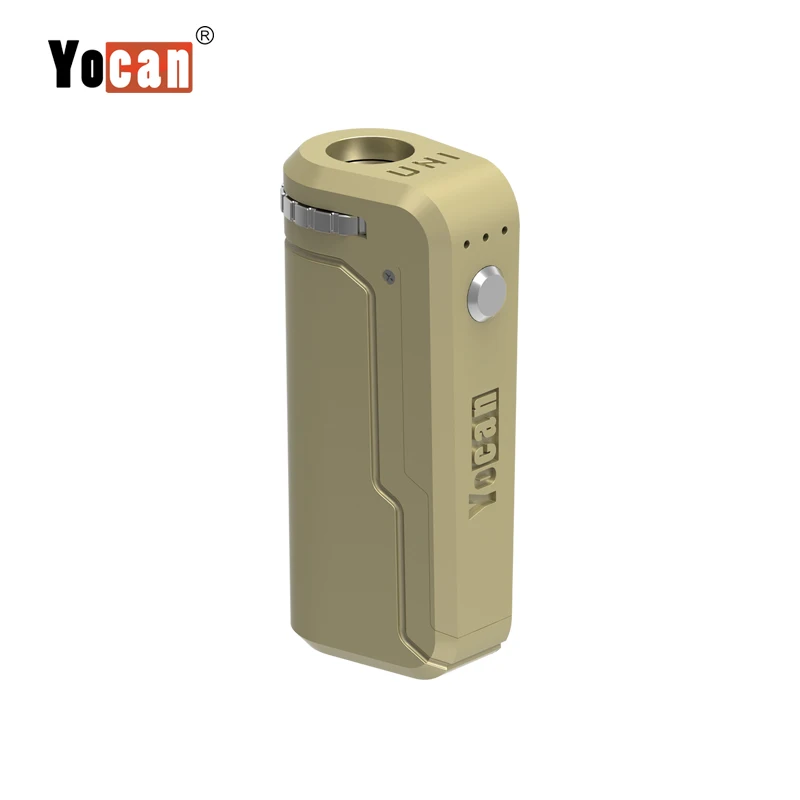 Yocan UNI Box mod Preheat переменное напряжение VV 650 мАч батарея с 510 резьбой для густая масляная емкость Vape MOD картридж - Цвет: Золотой