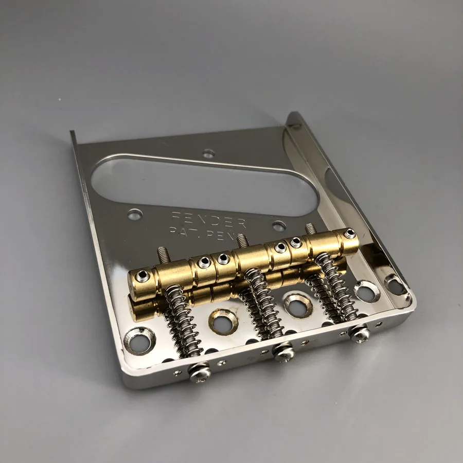 Nickel Vintage Guitar Bridge For TELECASTER Brass Saddle |