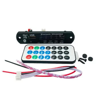 

Taidacent Automobile Car Vehicle Audio USB Sd Tft Card WMA FM AUX MP3 Decoding Board With Bluetooth Audio Card Bluetooth Decoder