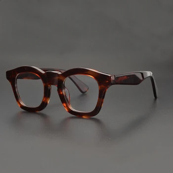 

1960's Japan Handmade Italy Acetate Glasses Frame Vintage Prescription Myopia Eyeglass Frames High Quality THE MASK Glasses