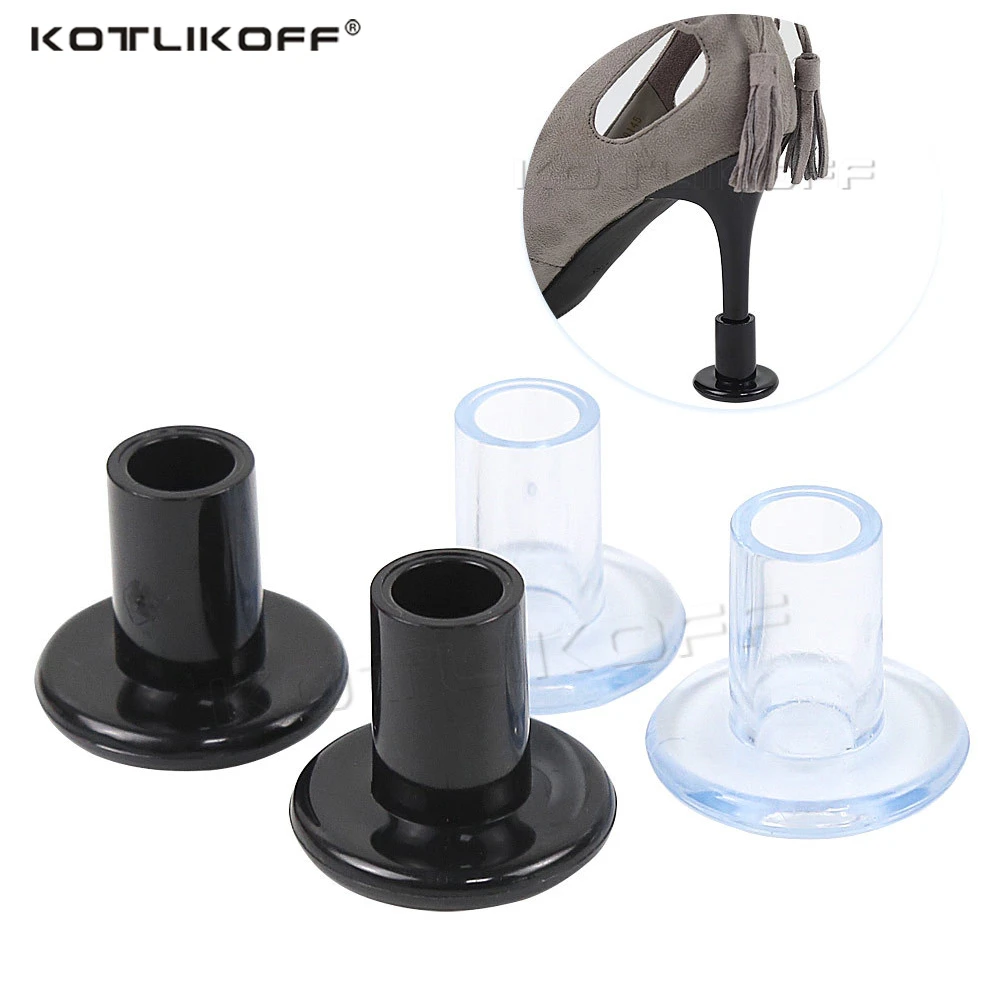KOTLIKOFF Silicone High Heel Covers Plastic Shoe Heel Protector for