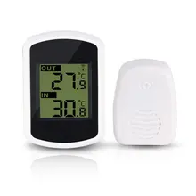 Цифровой ЖК-термометр для помещений и улицы, беспроводной измеритель температуры, датчик измерения температуры, тестер окружающей среды и погоды