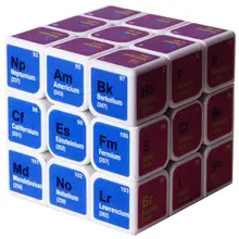 Kuulee детей головоломка волшебный куб УФ печать химия взрослый обучающий инструмент Высокое качество ребенок интересные игрушки 3x3x3