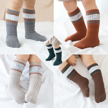 

Autumn winter new socks high tube non-slip socks kids socks baby floor socks children socks thickening socks knee high socks