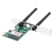 Беспроводной Wifi 300 Мбит/с LAN сеть PCI Express адаптер карты 802.11B/G/N 2 An