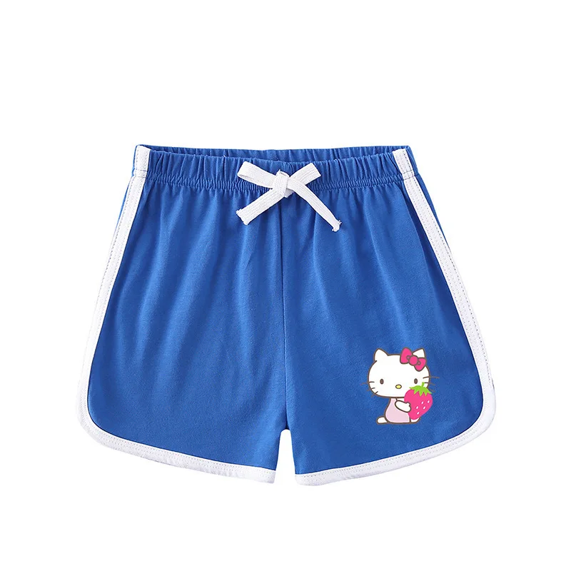 thumbnail image 1 of Hello Kitty-Conjunto de Top cómodo de algodón para bebé, pantalones calientes de moda para niña, ropa de dos piezas de manga corta con dibujos animados bonitos, 1 of 5