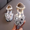 Girls Sequin Lace Bow Kids Shoes Girls Cute Pearl Princess Dance Single Casual Shoe 2022 New Children's Party Wedding Shoes D721 ► Photo 2/6