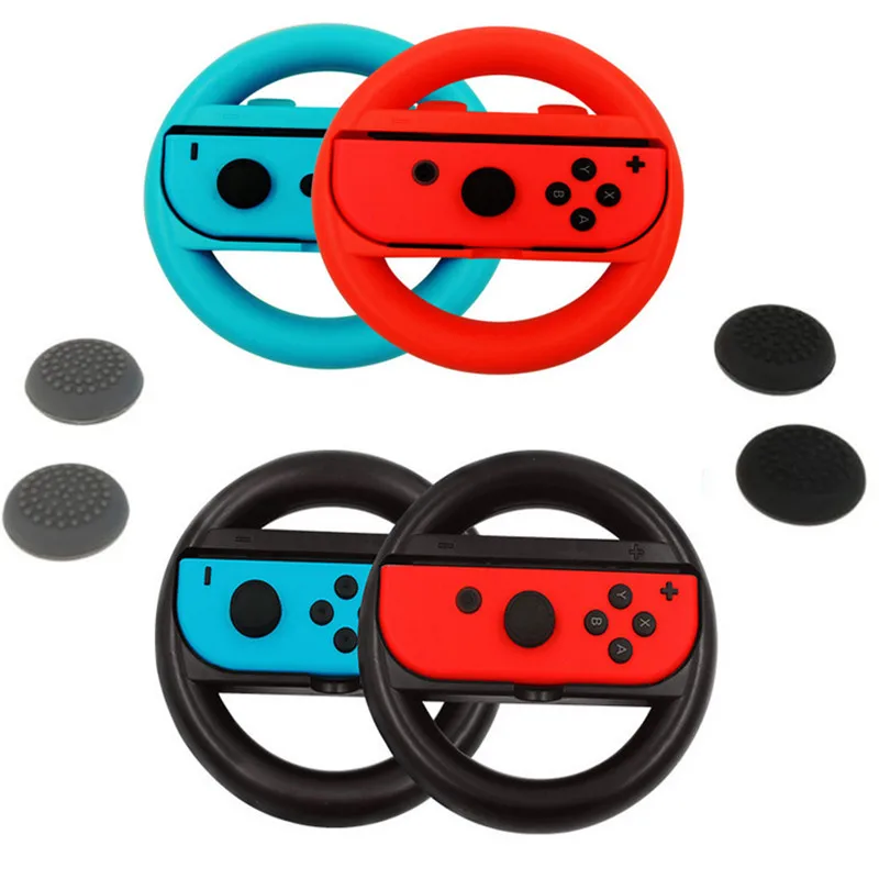 2 шт. переключатель NS Joy Con контроллер рулевого колеса рукоятка для игр гоночных