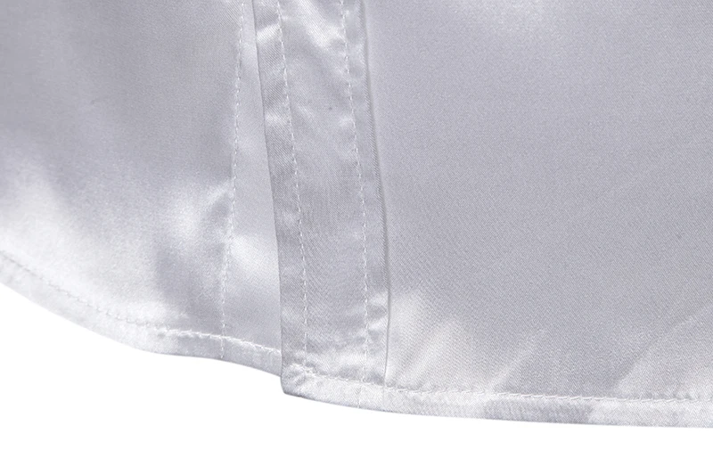 Vogue мужские рубашки с длинным рукавом, однотонные тонкие рубашки с воротником, повседневные яркие глянцевые осенние высококачественные модные рубашки Camisa Masculina