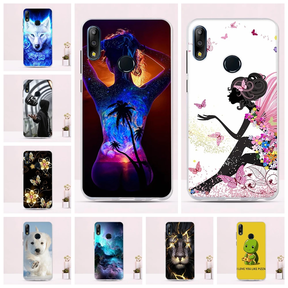 

For Asus Zenfone Max Pro M2 ZB631KL Case Cover Silicone Abstract Vintage Patterns Phone Back Case Cover For Asus ZB631KL 6.26"