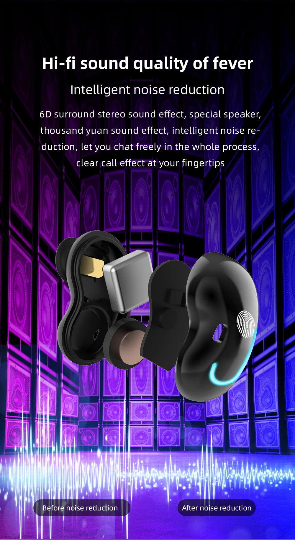Fones de Ouvido sem Fio Fones de Ouvido Fones para Iphone Bluetooth Fone Cancelamento Ruído 12 Auriculares Tws 10 Fones de ouvido sem fio bluetooth fone