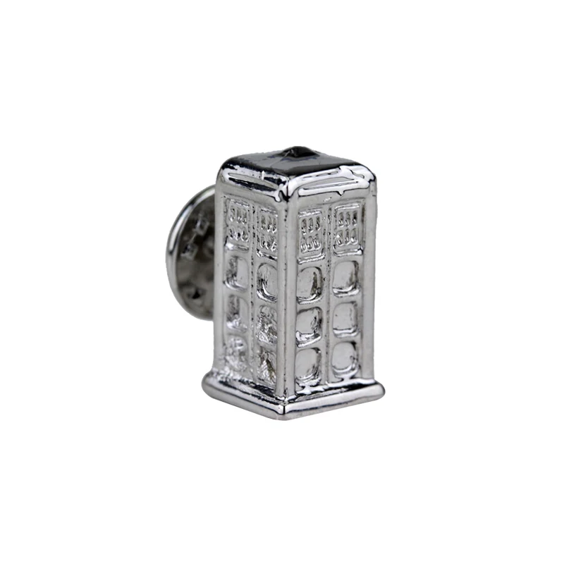 Brooch-P042-silver Доктор Кто брелок ТАРДИС брелок Мода ТВ сериал chaviro автомобильные брелки для женщин ювелирные изделия фильм, держатель для ключей для лучших друзей подарок - Цвет: Brooch-P042-silver