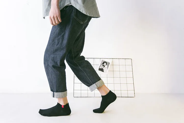1 пара хлопковые носки мужские однотонные модные мужские носки-лодочки с закрытым носком впитывающие пот мужские короткие носки весна осень