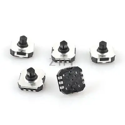 

5 Pcs 7mm x 7mm 6 Pin 5 Way Momentary Push Button SMD SMT Tactile Switch