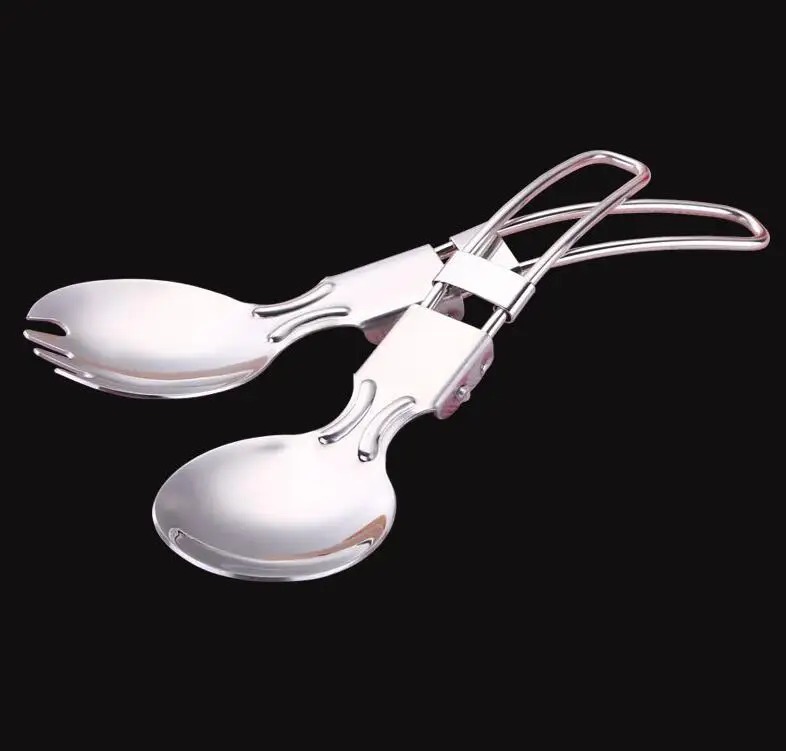 1 шт. Новый Открытый Кемпинг Пеший Туризм Нержавеющая сталь металлическая вилка