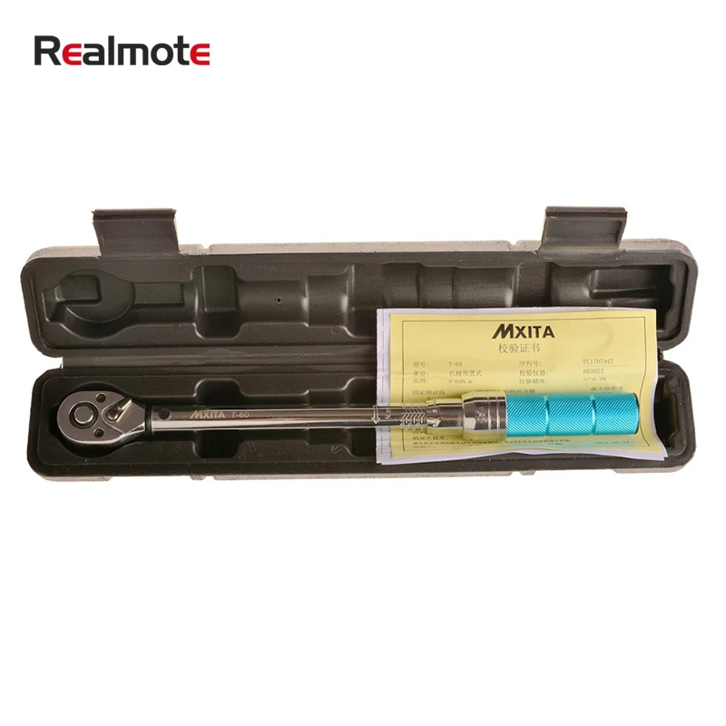 

Realmote 1/2 20-210NM Universal Torque Wrench Drive Two-way Precision Ratchet Spanner Car Repair Hand Tools