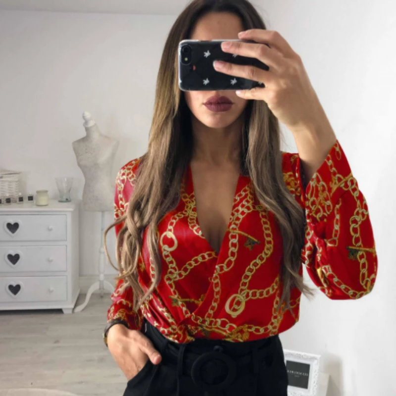 chain print bodysuit