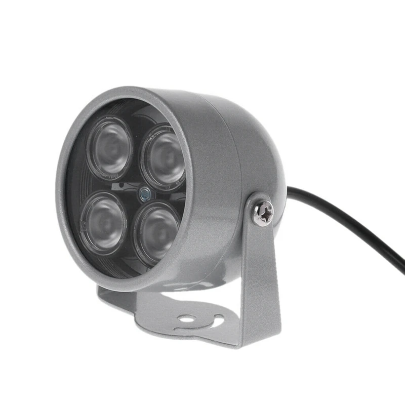  CCTV CCD 4 LED Array IR Infrared Vision Night Lights Waterproof IP Camera Lamp - 4.00038E+12