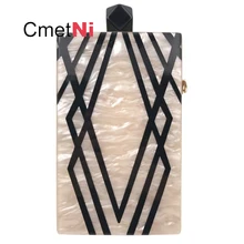 Новая мода акриловые мешок с вечерние клатчи личность, дневной клатч, сумка Для женщин сумка через плечо вечерние сумочки для выпускного