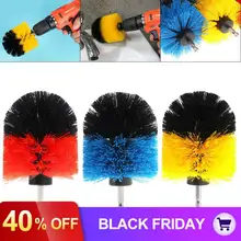 3,5 дюймов силовая щетка для чистки ванной комнаты дрель ковровая плитка раковина пластиковая механическая щетка для инструмента